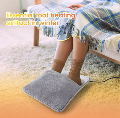 Winter Electric Foot Heating Pad – USB Rechargeable Plush Warmer