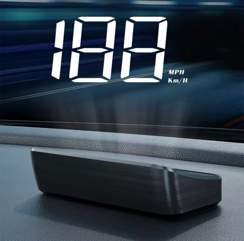 Car HUD GPS Speedometer – Digital KM/H Head-Up Display for Vehicles