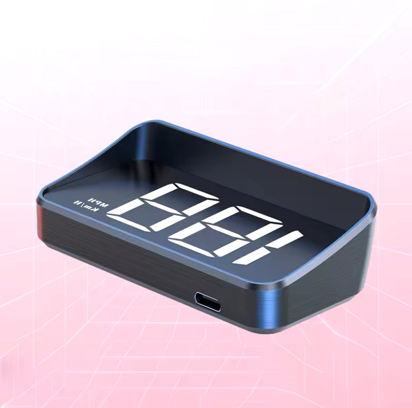 Car HUD GPS Speedometer – Digital KM/H Head-Up Display for Vehicles