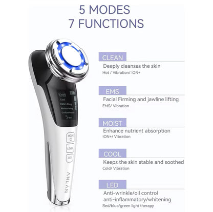 ANLAN EMS Facial Massager – Face Lifting & Skin Care Beauty Device