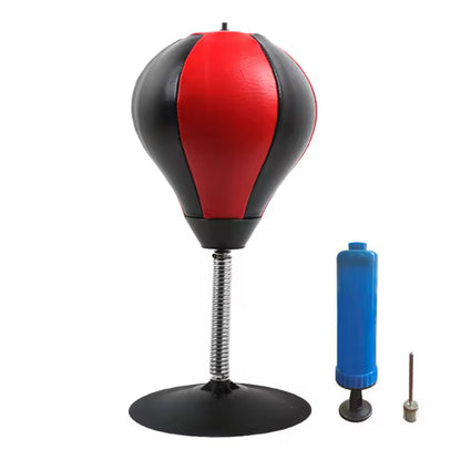 Desktop Punching Bag – PU Stress Relief Punch Ball with Suction Base