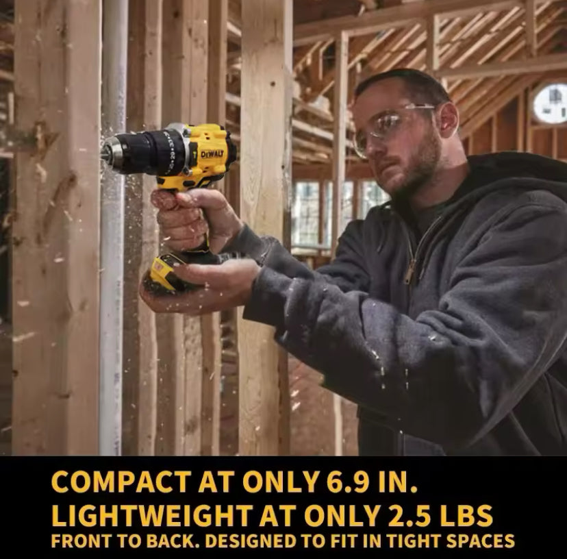 DEWALT DCD800 1/2-Inch 20V Brushless Cordless Drill/Driver - Tool Only