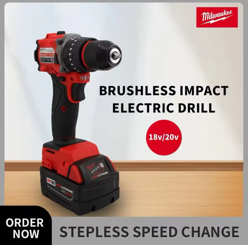 Milwaukee 18V Brushless Electric Impact Drill/Driver - 150Nm Cordless Screwdriver (Tool Only)
