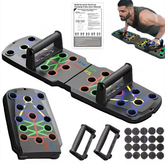 Portable Multifunctional Push-Up Board – Full-Body Home Workout Set