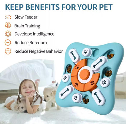 Interactive Dog Puzzle Toy – Stimulating & Fun Brain Game for Pets