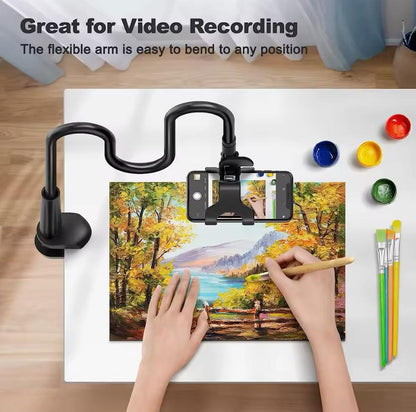 Flexible Gooseneck Phone Holder – Adjustable & Hands-Free Mount
